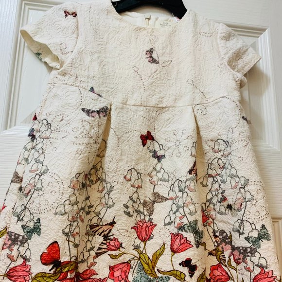 ZARA BABYGIRL Fit & Flair Butterfly Dress - Picture 3 of 5